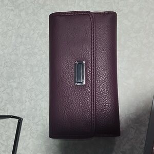 Time & Tru Tech Wallet In Purple EUC